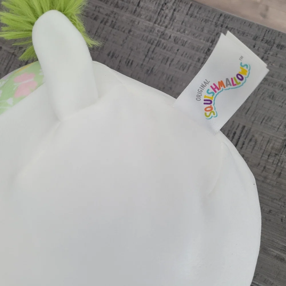 Squishmallows Ada Green and White Cow Plush 8 Inch